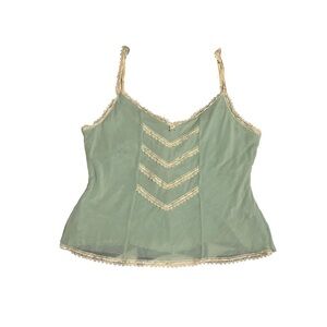Y2K Lace Mesh Tank Top